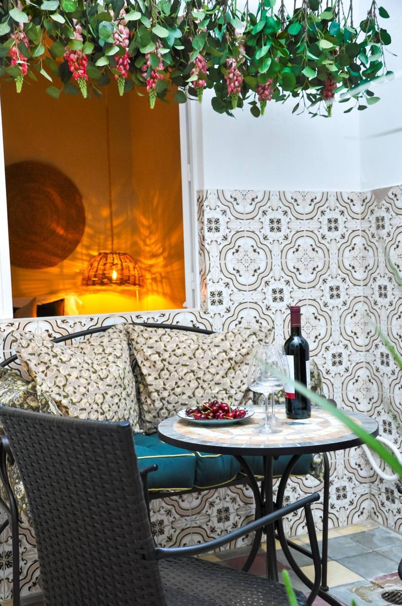 Ferienwohnung Casa Salinas, Elegant Flat W Patio In Taviras Historical Centre Exterior foto